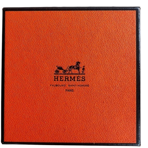 HERMES Serie Earring BIJOUTERIE FANTAISIE metallic 4.8g - Picture 6 of 7